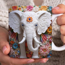 Laden Sie das Bild in den Galerie-Viewer, 🐘Wasserbecher mit Elefantenmuster