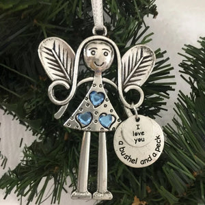 🪽Verrückte schöne Freunde für immer – Engel-Ornament, Weihnachtsgeschenk