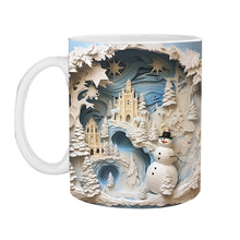 Laden Sie das Bild in den Galerie-Viewer, ☃️Weihnachtliche 3D-Tasse aus Keramik
