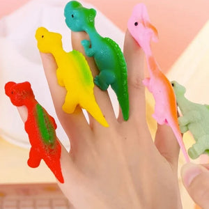 🦖Schleuder Dinosaurier Spielzeug (Farben zufällig)