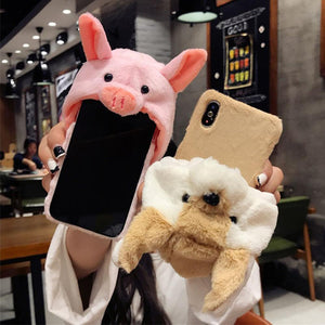 Super Süße Haustiere Mütze iPhone Hülle