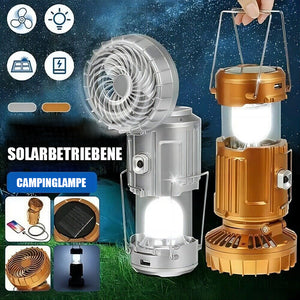 🎐6 in 1 Tragbare Solar LED Camping Laterne
