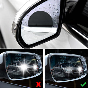 Auto Rückspiegel Schutzfolie, Regenfeste Folie, stark regendicht, Anti-Nebel, Klare Sicht-2St