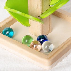 🎵Buntes Holzspielzeug mit Glaskugeln