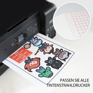 Basteln Transferpapier für Inkjetdrucker（5 Blätter）
