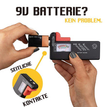 Laden Sie das Bild in den Galerie-Viewer, Batterie Aufbewahrungsbox mit universalen Batterie Tester