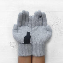 Laden Sie das Bild in den Galerie-Viewer, 🧤🐈‍⬛ Handschuhe aus Baumwolle im Katzenstil🧤