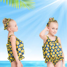 Laden Sie das Bild in den Galerie-Viewer, Badeanzug mit Schwimmhilfe für Kinder