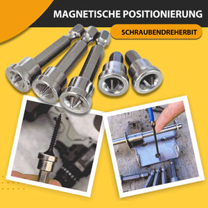 Magnetische Positionierungs-Schraubendreher-Bits (5 Stück)