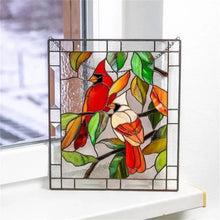 Laden Sie das Bild in den Galerie-Viewer, Ornamente aus Glas mit Vogelmotiven