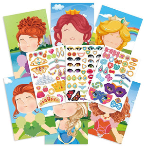 👸🏻Kleinkind-Stickerbuch für Jungen und Mädchen