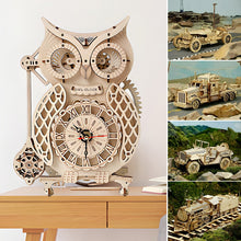 Laden Sie das Bild in den Galerie-Viewer, 🦉Super mechanisches Holzmodell-Puzzle-Set